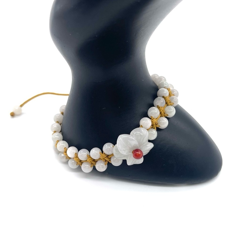 Jade Flower Elegant Bracelet
